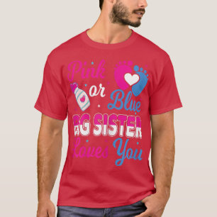 Camiseta A Irmã Rosa ou Azul Grande Te Ama, Querida, Raposa