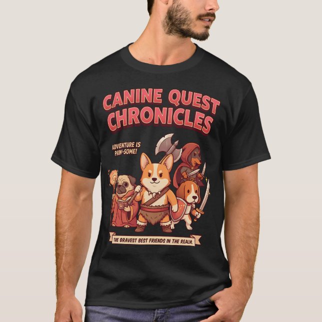 Camiseta A Irmandade da Casca: Busca pelo T Dourado (Frente)