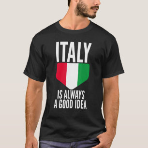 Camiseta A Itália É Sempre Uma Boa Ideia Unisex Italiano Ap