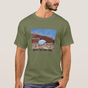 Camiseta A janela norte arqueia o parque nacional