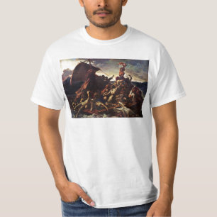 Camiseta A jangada do Medusa, pelo Th de Géricault Jean