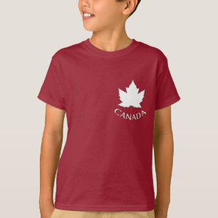 Camiseta A jaqueta do Canadá do miúdo personaliza o Hoodi