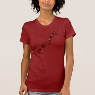 Camiseta A joaninha das mulheres do t-shirt do