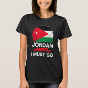 Camiseta A Jordânia está chamando Eu Devo Ir Patrimônio Raí