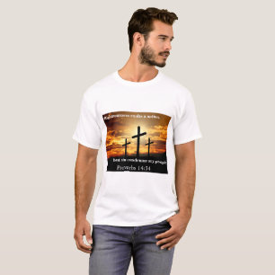 Camiseta A justiça exalta uma nação