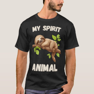 Camiseta A Lama É O Meu Animal Espirituoso - Preguiçoso Nam