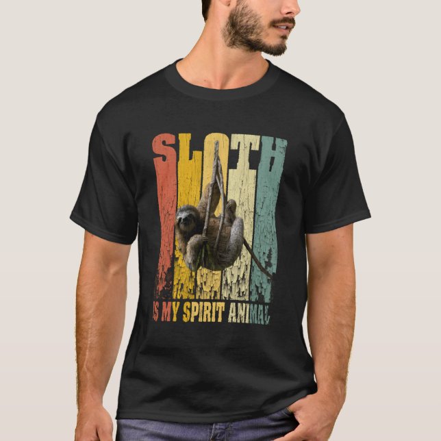 Camiseta A Lama É O Meu Espírito Animal Cuja Lama É Engraça (Frente)