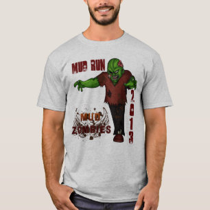 Camiseta A lama funciona 2013 zombis da lama da equipe