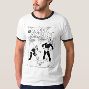 Camiseta A lanterna verde remove o anel, preto e branco