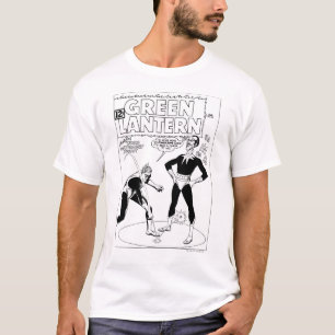 Camiseta A lanterna verde remove o anel, preto e branco