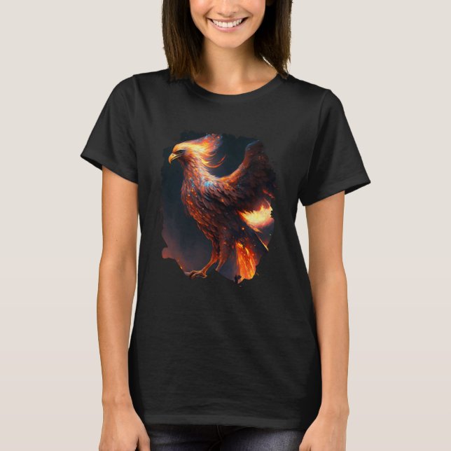 Camiseta A legendária fênix da imortalidade (Frente)