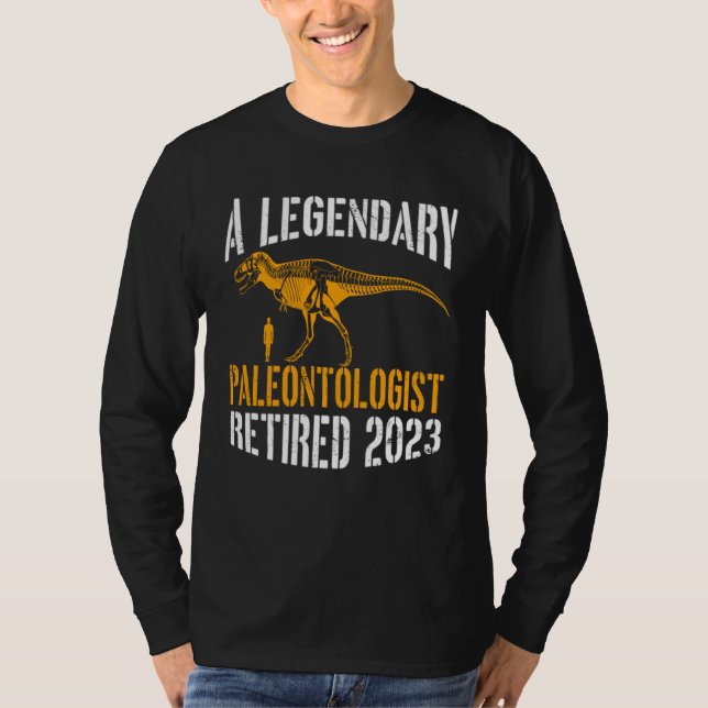 Camiseta A Legendary Paleontologist Retired 2023 Retirement (Frente)
