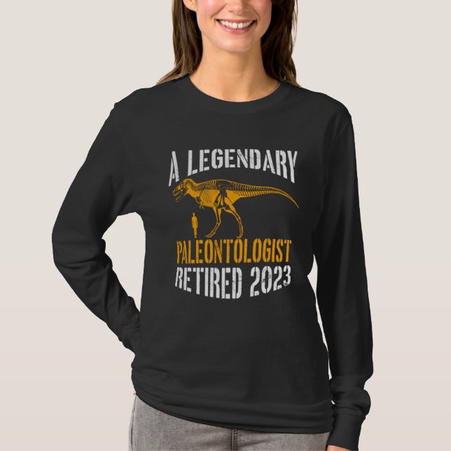 Camiseta A Legendary Paleontologist Retired 2023 Retirement (Frente)