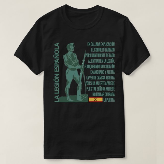 CAMISETA A LEGIÃO ESPANHOLA (Frente do Design)