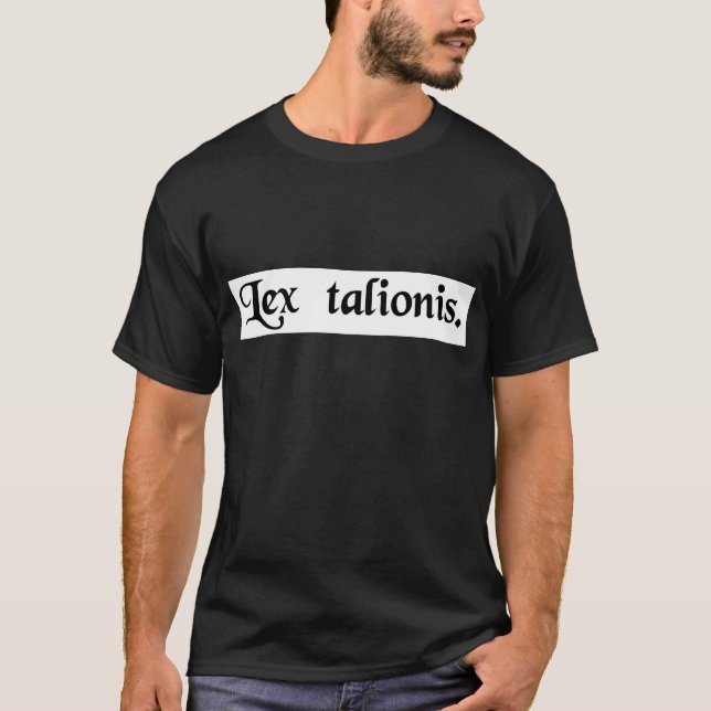 Camiseta A lei da vingança (Frente)