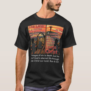 Camiseta A lei é um t-shirt do espelho