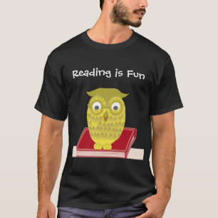 Camiseta a leitura é divertimento