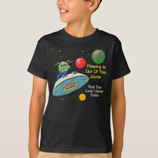 Camiseta A leitura é fora deste mundo