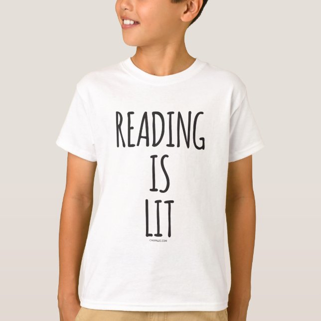 Camiseta A leitura é t-shirt de ALEC do acampamento do Lit (Frente)