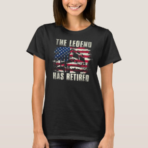 Camiseta A Lenda Aposentou Bombeiro Bombeiro 1