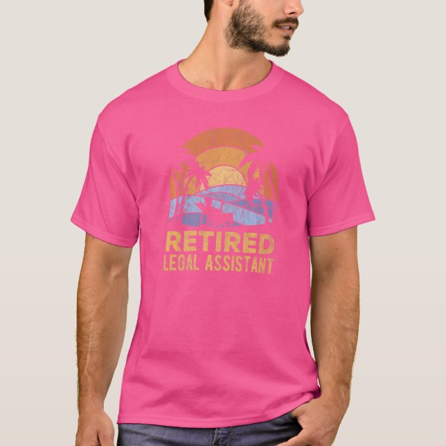 Camiseta A Lenda Aposentou o Assistente Jurídico   (Frente)