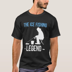Camiseta A Lenda da Pesca no Gelo
