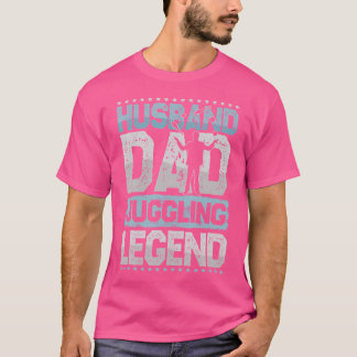 Camiseta A Lenda do Malabarismo Circo Retro Homens Malabari