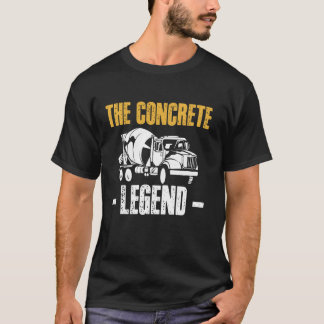 Camiseta A Lenda do Trabalhador de Concreto