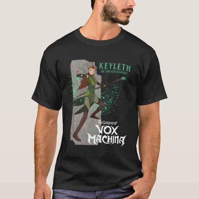 Camiseta A Lenda Do Vox Machina Keyleth (Frente)