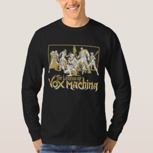 Camiseta A lenda dos principais personagens da Vox Machina 
