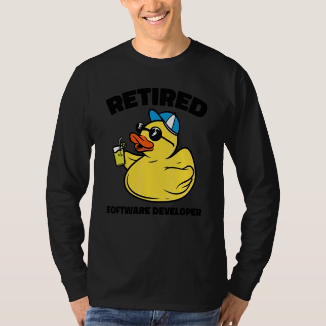 Camiseta A Lenda é um Desenvolvedor de Software Aposentado (Frente)