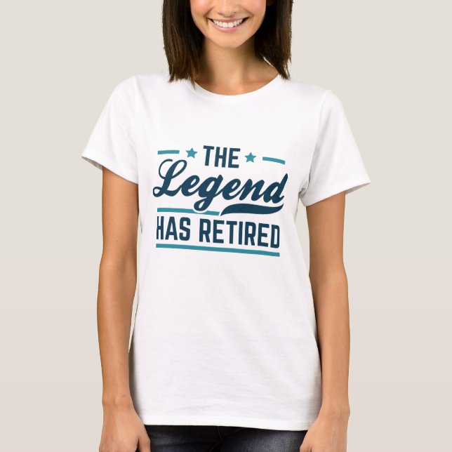 Camiseta A Lenda se Aposentou (Frente)
