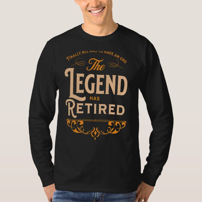 Camiseta A Lenda Se Aposentou (Frente)