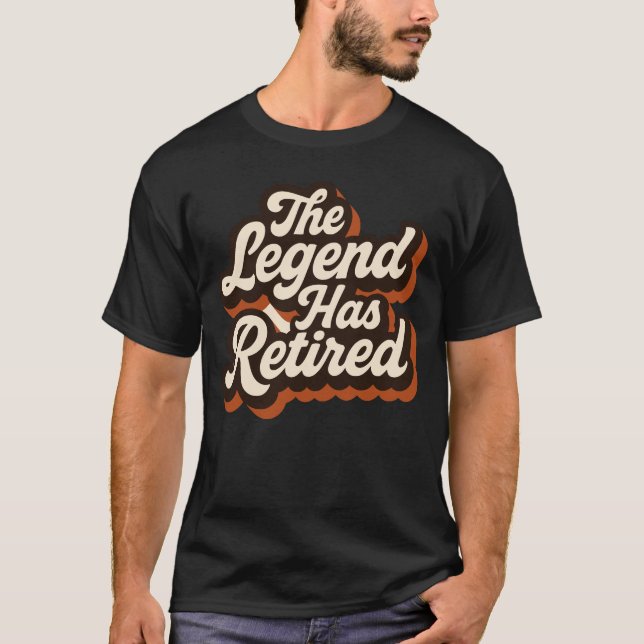 Camiseta A Lenda se Aposentou (Frente)