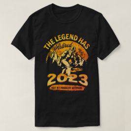 Camiseta A lenda se aposentou em 2023.