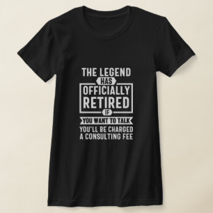 Camiseta A lenda se aposentou oficialmente