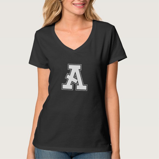 Camiseta A Letra A para compor palavras (Frente)