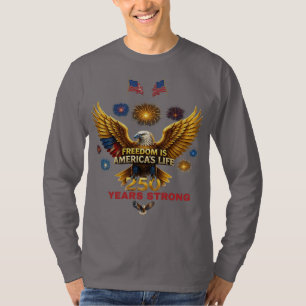 Camiseta A liberdade é a vida da América