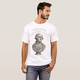 Camiseta A Liberdade Ergue-se Altiva – Dignidade Eterna
