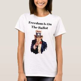 Camiseta A Liberdade Está No Balanço De 2026