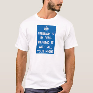 Camiseta A liberdade está no perigo