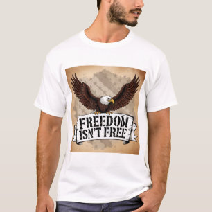 Camiseta A Liberdade não é a águia livre patriótica