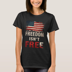 Camiseta A Liberdade Não É Grátis Agradeça ao Veterano Cami