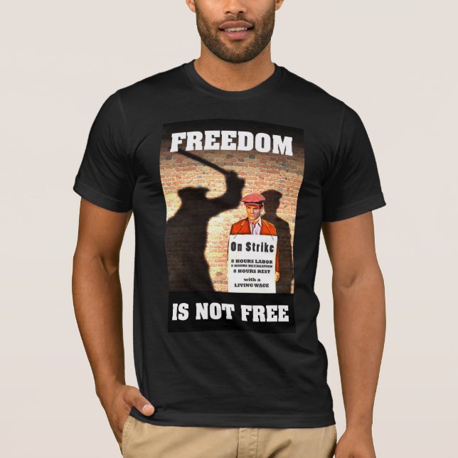 Camiseta A liberdade não é t-shirt livre da Pro-União (Frente)