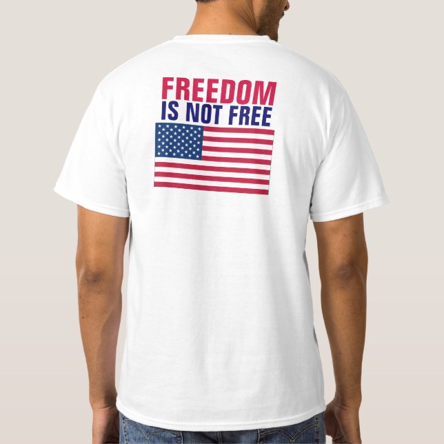 Camiseta A liberdade não está livre (Verso)