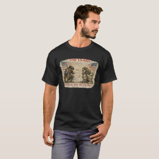 Camiseta a liberdade nunca foi grátis