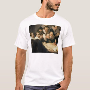 Camiseta A lição da anatomia do Dr. Nicolaes Tulp, 1632