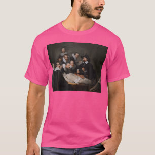 Camiseta A Lição De Anatomia De Nicolaes Tulp Por Rembran