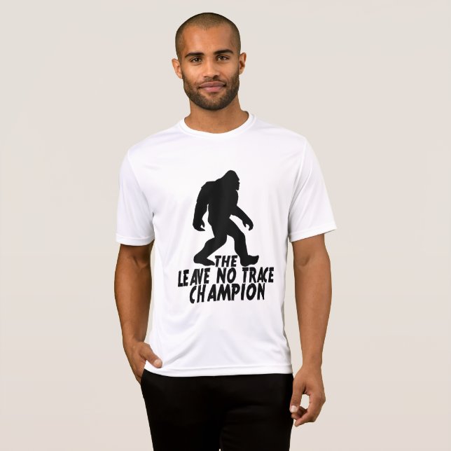 Camiseta A Licença Sem Rastreio Campeão Engraçado (Frente Completa)
