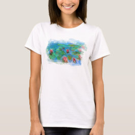 Camiseta ** A Lily Monet Pads Pond Cherub Angel T-Shirt